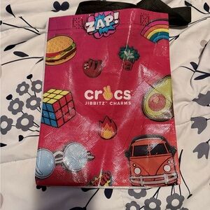 CROCS Pink Jibbitz Charms Tote